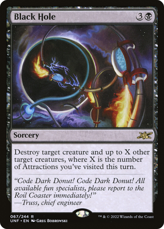 Black Hole (UNF-067) - Unfinity Foil - Premium MTG Single from Wizards of the Coast - Just $0.08! Shop now at Game Crave Tournament Store