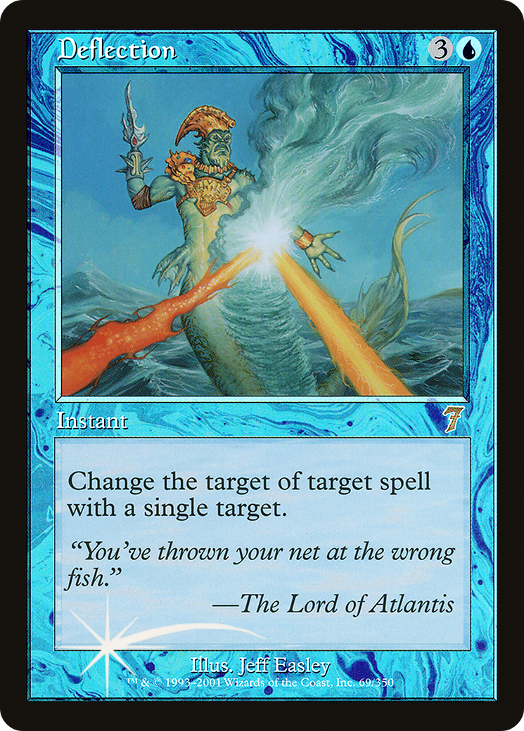 Deflection (7ED-69★) - Seventh Edition Foil - Premium MTG Single from Wizards of the Coast - Just $3.82! Shop now at Game Crave Tournament Store