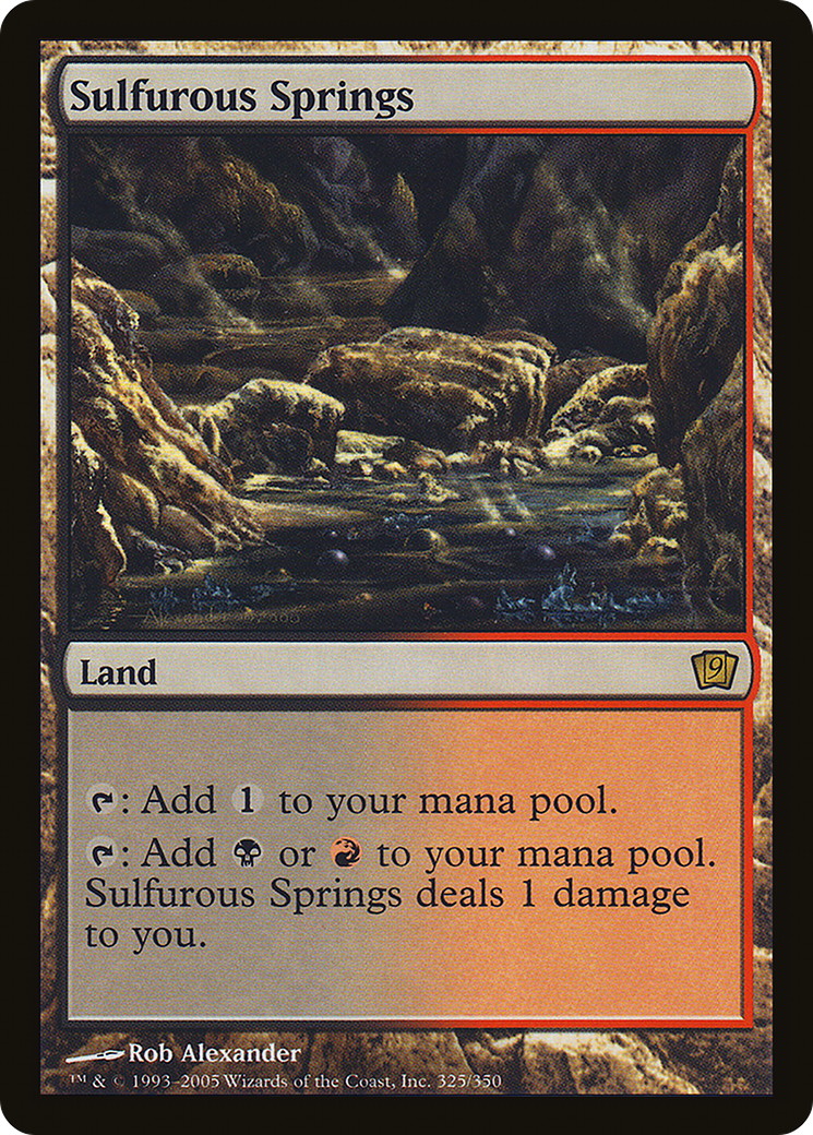 Sulfurous Springs (9ED-325★) - Ninth Edition Foil - Premium MTG Single from Wizards of the Coast - Just $19.19! Shop now at Game Crave Tournament Store