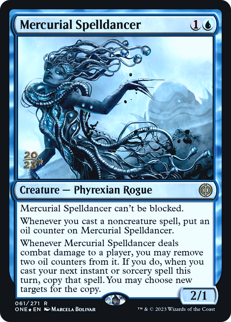 Mercurial Spelldancer (PONE-61S) - Phyrexia: All Will Be One Promos Foil - Premium MTG Single from Wizards of the Coast - Just $0.16! Shop now at Game Crave Tournament Store