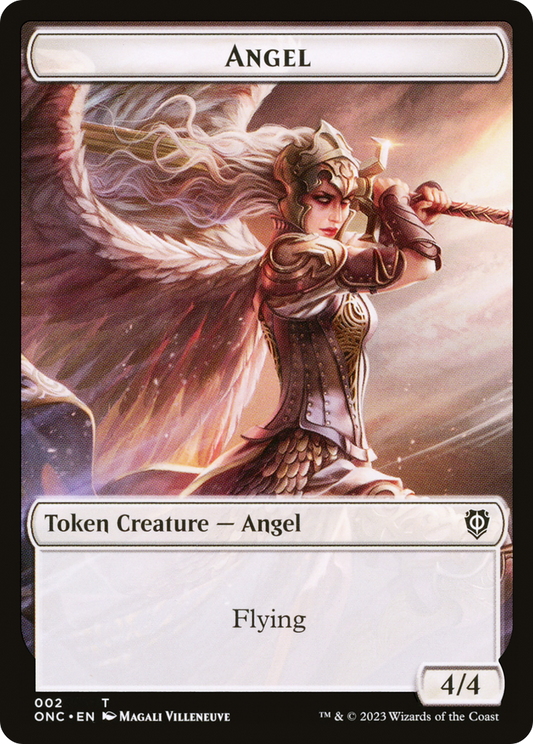 Angel (TONC-002) - Phyrexia: All Will Be One Commander Tokens - Premium MTG Single from Wizards of the Coast - Just $0! Shop now at Game Crave Tournament Store