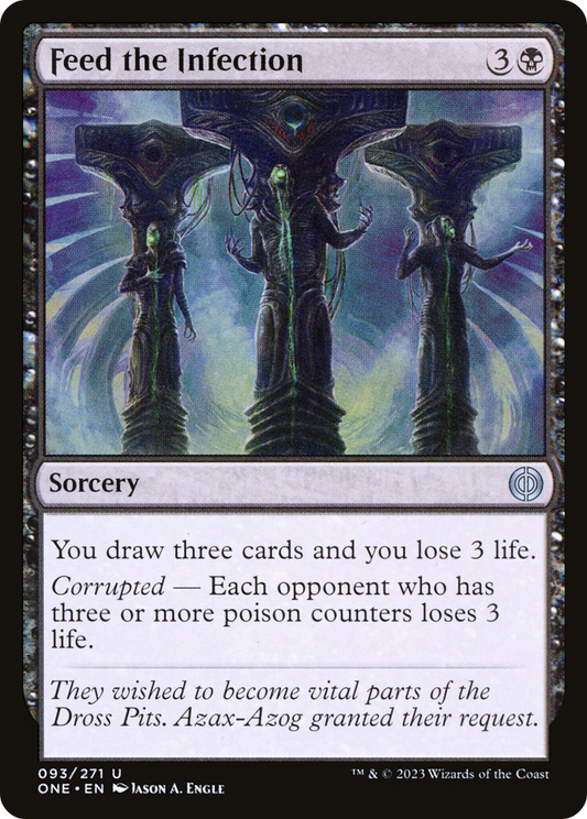 Feed the Infection (ONE-093) - Phyrexia: All Will Be One - Premium MTG Single from Wizards of the Coast - Just $0.08! Shop now at Game Crave Tournament Store