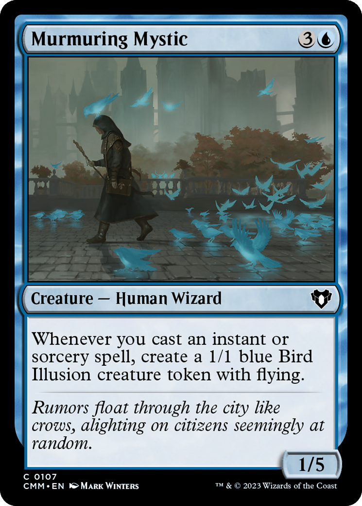 Murmuring Mystic (CMM-107) - Commander Masters - Premium MTG Single from Wizards of the Coast - Just $0.25! Shop now at Game Crave Tournament Store