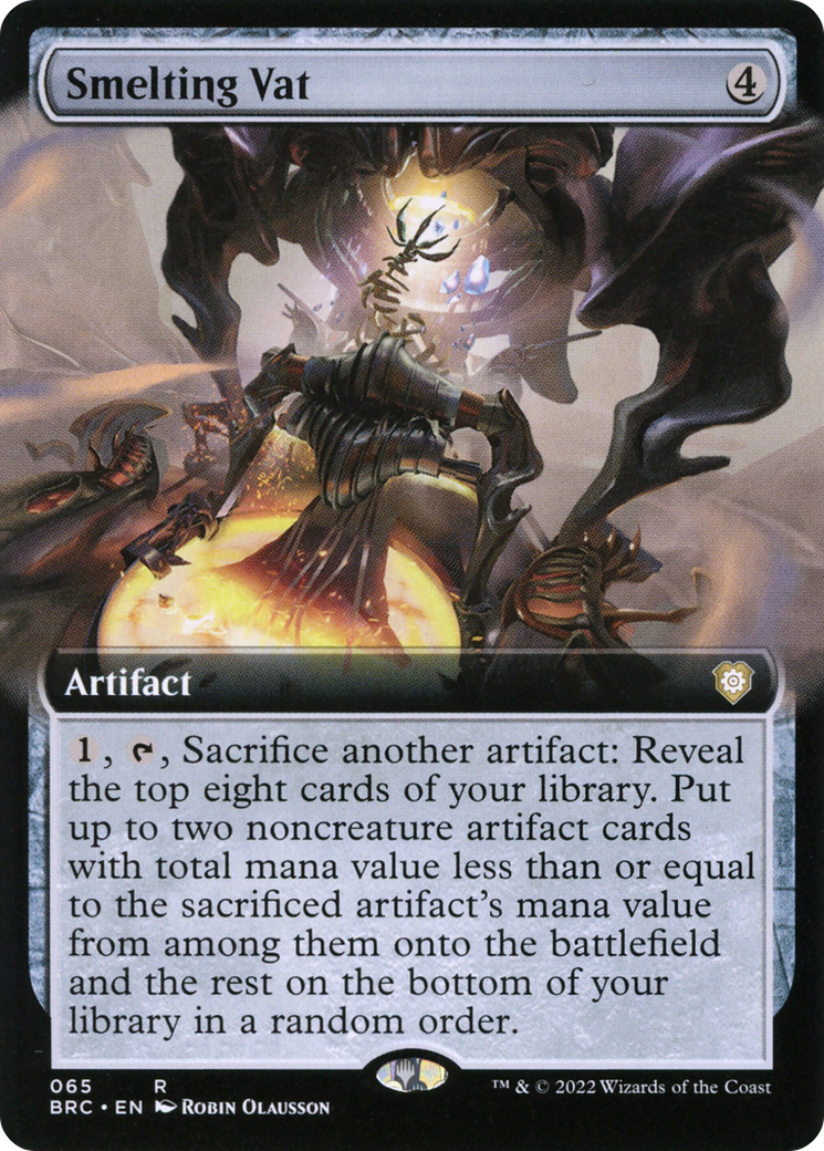Smelting Vat (BRC-065) - The Brothers' War Commander: (Extended Art) - Premium MTG Single from Wizards of the Coast - Just $0.25! Shop now at Game Crave Tournament Store
