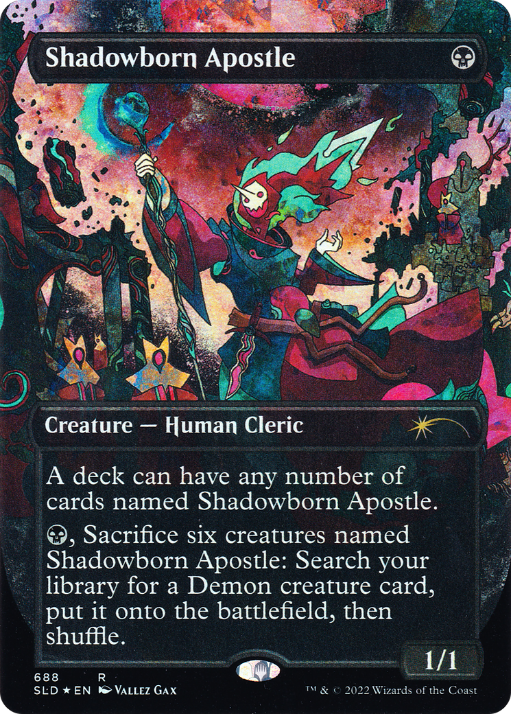 Shadowborn Apostle (SLD-688) - Secret Lair Drop Foil - Premium MTG Single from Wizards of the Coast - Just $24.55! Shop now at Game Crave Tournament Store