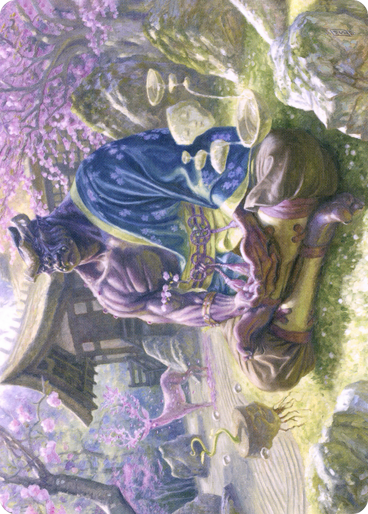 Kosei, Penitent Warlord // Kosei, Penitent Warlord (ANEO-008) - Neon Dynasty Art Series (Borderless) Foil - Premium MTG Single from Wizards of the Coast - Just $0! Shop now at Game Crave Tournament Store
