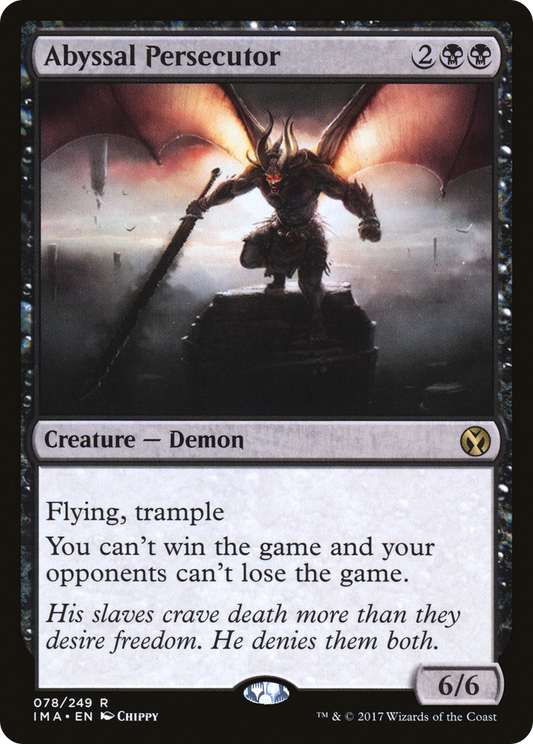 Abyssal Persecutor (IMA-078) - Iconic Masters - Premium MTG Single from Wizards of the Coast - Just $0.42! Shop now at Game Crave Tournament Store