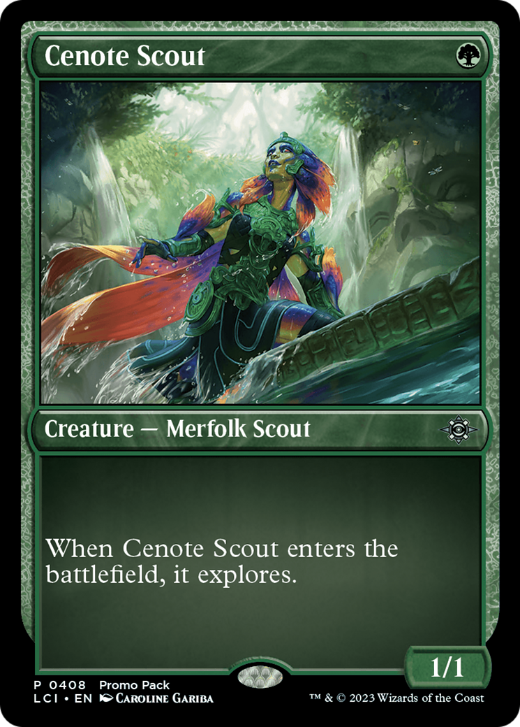 Cenote Scout (LCI-408) - The Lost Caverns of Ixalan Foil - Premium MTG Single from Wizards of the Coast - Just $0.16! Shop now at Game Crave Tournament Store
