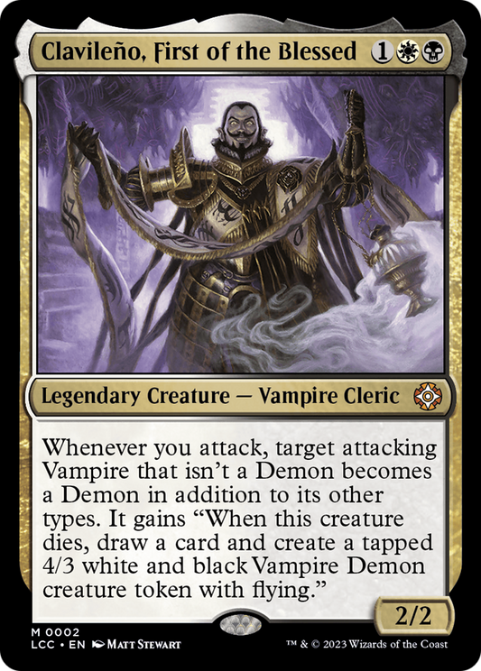 Clavileño, First of the Blessed (LCC-002) - The Lost Caverns of Ixalan Commander Foil - Premium MTG Single from Wizards of the Coast - Just $0.08! Shop now at Game Crave Tournament Store