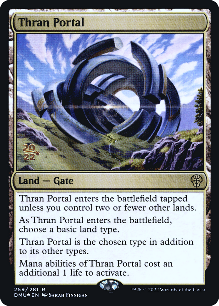 Thran Portal (PDMU-259S) - Dominaria United Promos Foil - Premium MTG Single from Wizards of the Coast - Just $0.80! Shop now at Game Crave Tournament Store