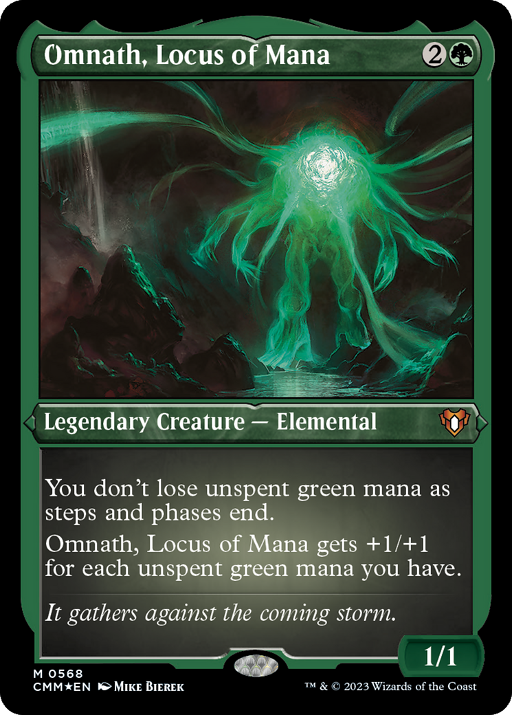 Omnath, Locus of Mana (CMM-568) - Commander Masters Etched Foil - Premium MTG Single from Wizards of the Coast - Just $0.94! Shop now at Game Crave Tournament Store