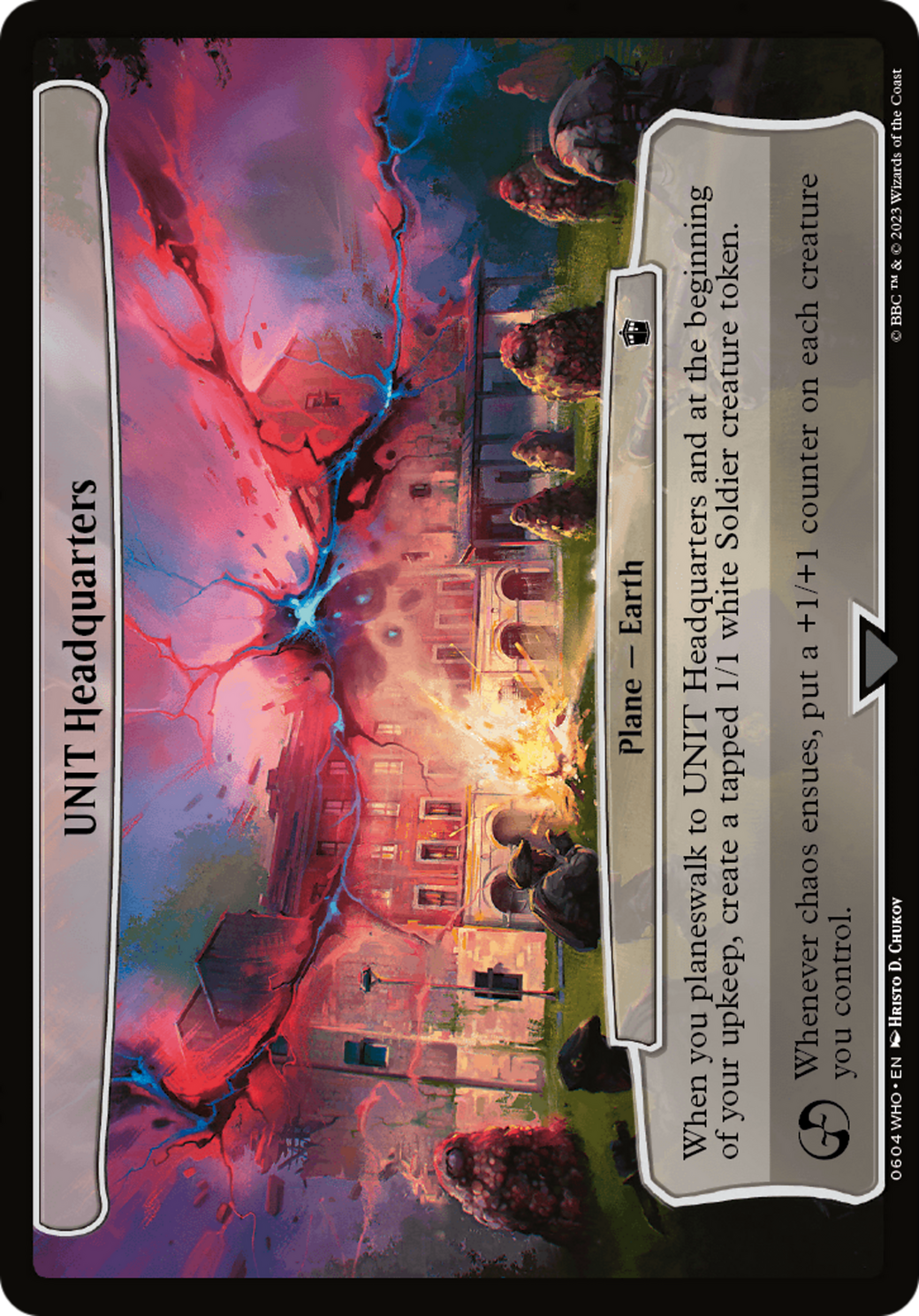 UNIT Headquarters (WHO-604) - Doctor Who - Premium MTG Single from Wizards of the Coast - Just $0.25! Shop now at Game Crave Tournament Store
