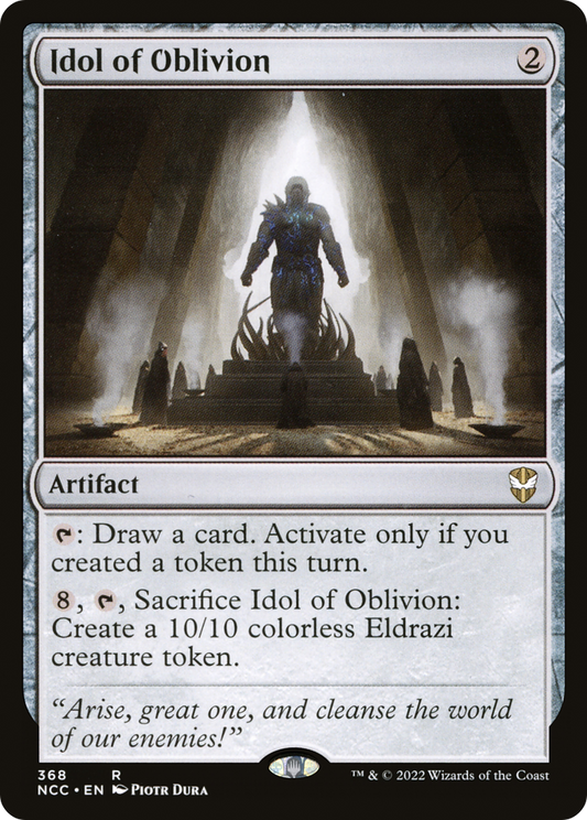 Idol of Oblivion (NCC-368) - New Capenna Commander - Premium MTG Single from Wizards of the Coast - Just $0.77! Shop now at Game Crave Tournament Store