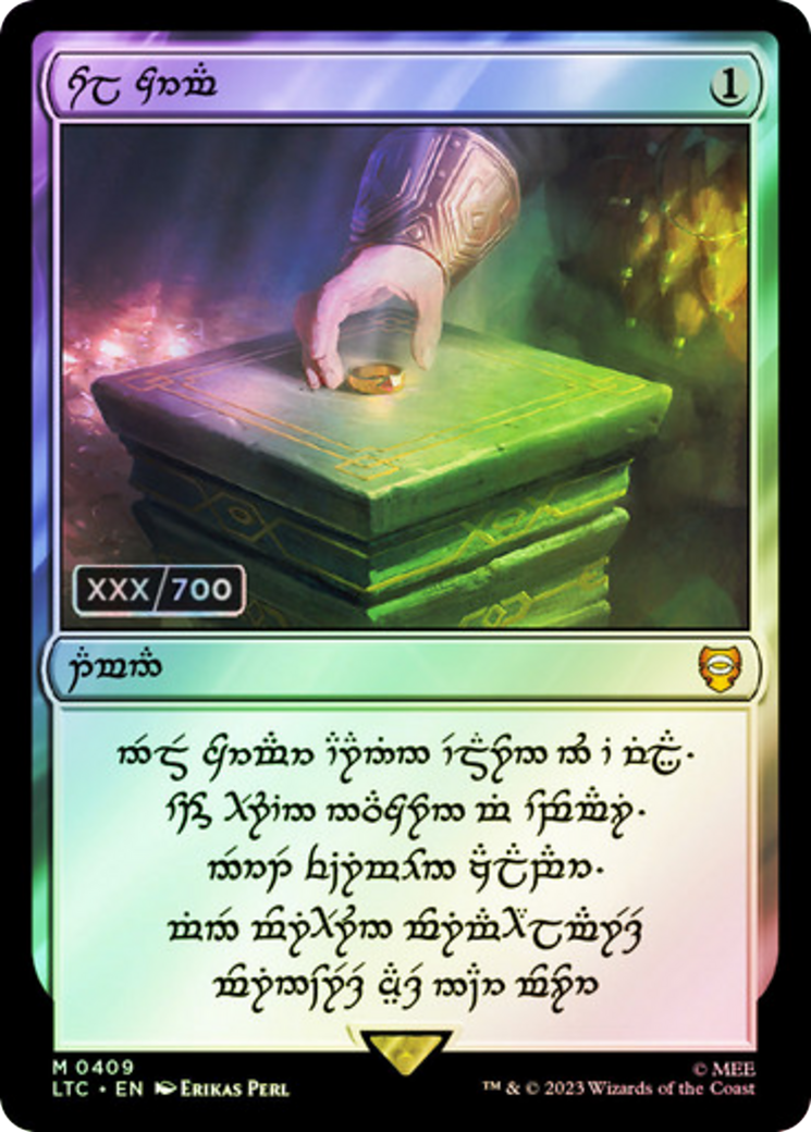 Sol Ring (LTC-409Z) - Tales of Middle-earth Commander Foil - Premium MTG Single from Wizards of the Coast - Just $371.31! Shop now at Game Crave Tournament Store