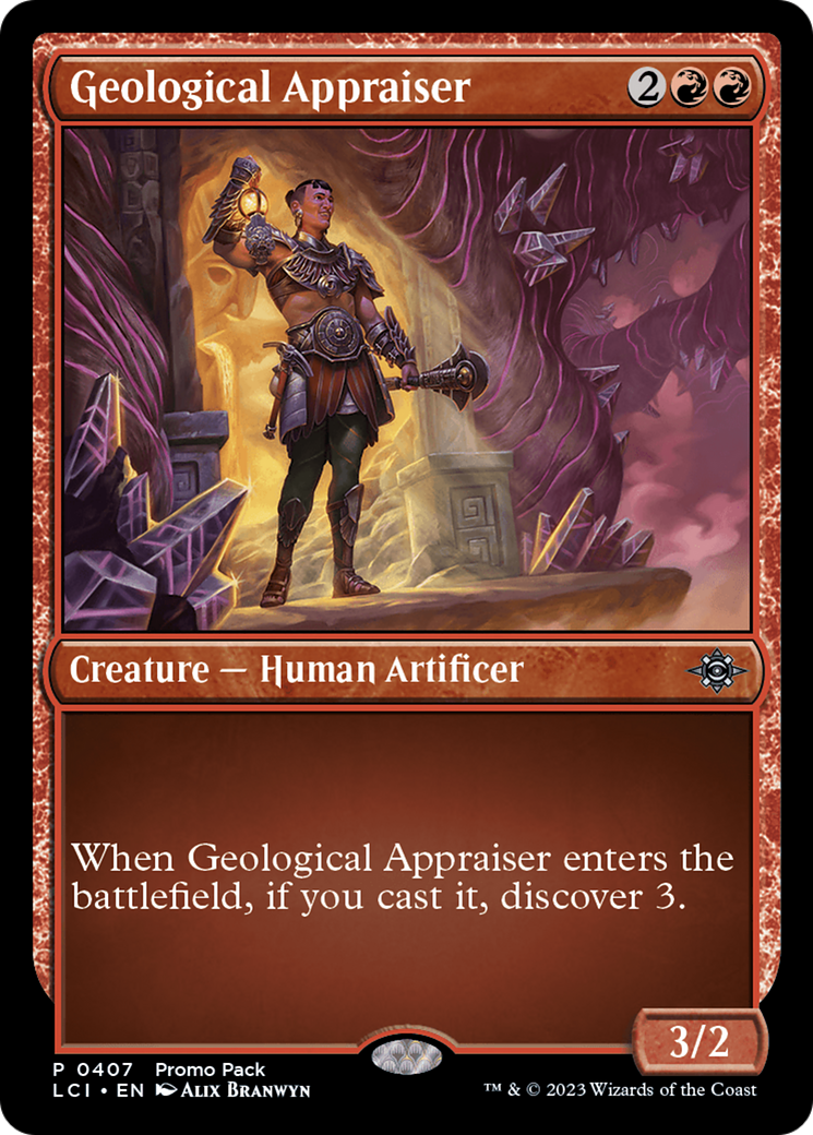 Geological Appraiser (LCI-407) - The Lost Caverns of Ixalan Foil - Premium MTG Single from Wizards of the Coast - Just $0.08! Shop now at Game Crave Tournament Store