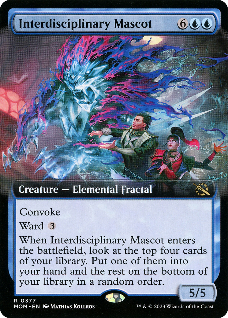Interdisciplinary Mascot (MOM-377) - March of the Machine: (Extended Art) - Premium MTG Single from Wizards of the Coast - Just $0.08! Shop now at Game Crave Tournament Store