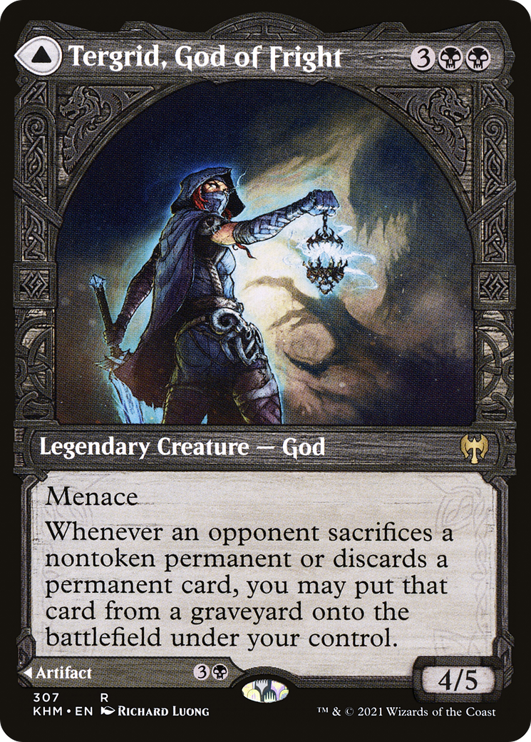 Tergrid, God of Fright // Tergrid's Lantern (KHM-307) - Kaldheim: (Showcase) Foil - Premium MTG Single from Wizards of the Coast - Just $4.21! Shop now at Game Crave Tournament Store