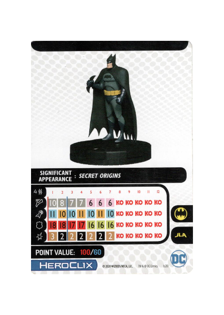 Batman #103 DC Justice League Unlimited Heroclix