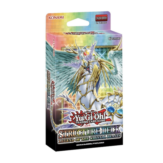 Yu-Gi-Oh TCG: Legend of the Crystal Beasts Structure Deck - Premium YGO Sealed from Konami - Just $9.99! Shop now at Game Crave Tournament Store