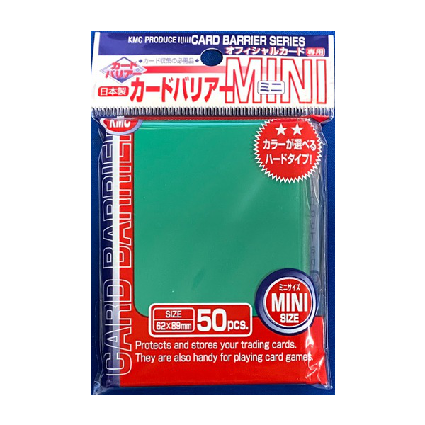 KMC Card Barrier Series Green (50ct) - Gloss - Small - Premium Card Sleeves from KMC - Just $5.99! Shop now at Game Crave Tournament Store