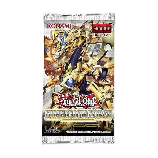 Yu-Gi-Oh TCG: Dimension Force Booster Pack - Premium YGO Sealed from Konami - Just $3.99! Shop now at Game Crave Tournament Store