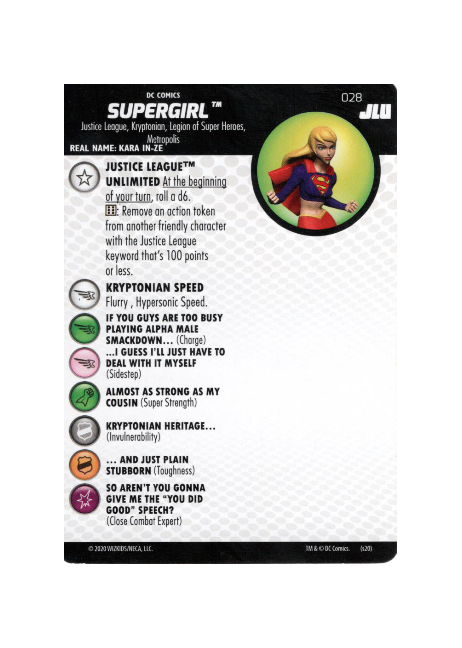 Supergirl #028 DC Justice League Unlimited Heroclix - Premium HCX Single from WizKids - Just $2.81! Shop now at Game Crave Tournament Store