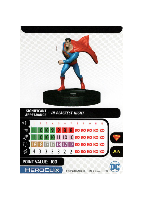 Superman #001 DC Justice League Unlimited Heroclix - Premium HCX Single from WizKids - Just $1.16! Shop now at Game Crave Tournament Store