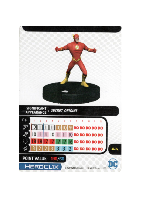 The Flash #102 DC Justice League Unlimited Heroclix - Premium HCX Single from WizKids - Just $5.58! Shop now at Game Crave Tournament Store