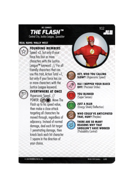 The Flash #102 DC Justice League Unlimited Heroclix - Premium HCX Single from WizKids - Just $5.58! Shop now at Game Crave Tournament Store