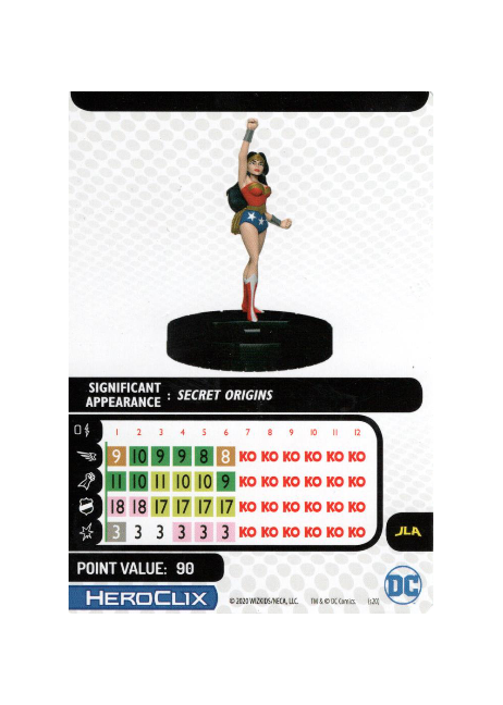 Wonder Woman #009 DC Justice League Unlimited Heroclix - Premium HCX Single from WizKids - Just $1.00! Shop now at Game Crave Tournament Store