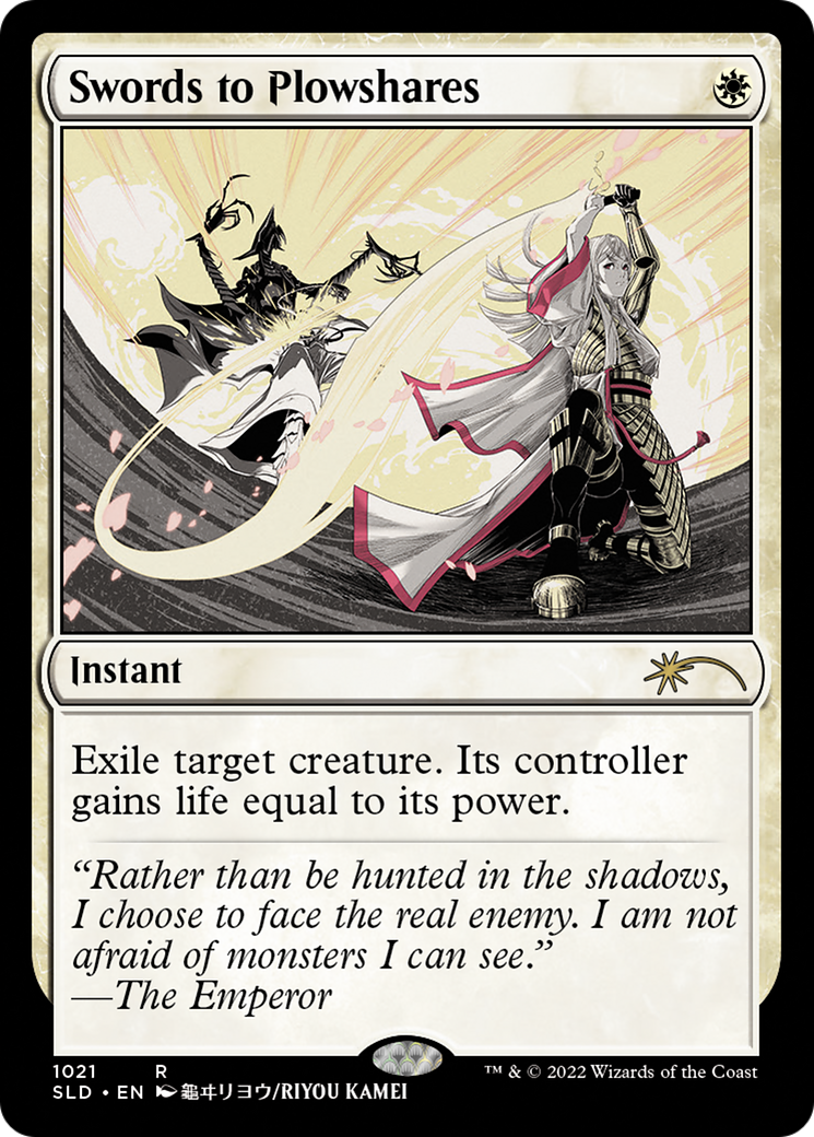 Swords to Plowshares (SLD-1021) - Secret Lair Drop - Premium MTG Single from Wizards of the Coast - Just $4.94! Shop now at Game Crave Tournament Store