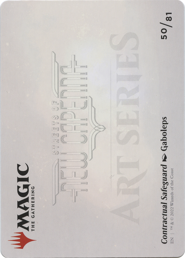 Contractual Safeguard // Contractual Safeguard (ASNC-050) - New Capenna Art Series (Borderless) Foil - Premium MTG Single from Wizards of the Coast - Just $0! Shop now at Game Crave Tournament Store