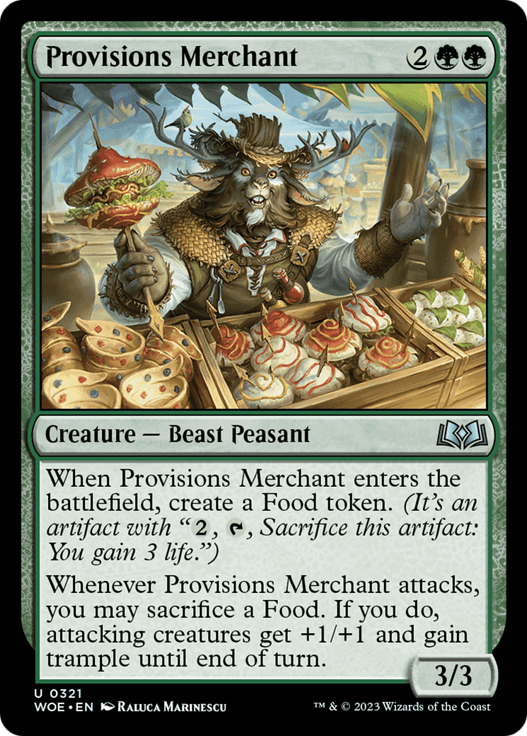 Provisions Merchant (WOE-321) - Wilds of Eldraine - Premium MTG Single from Wizards of the Coast - Just $0.08! Shop now at Game Crave Tournament Store
