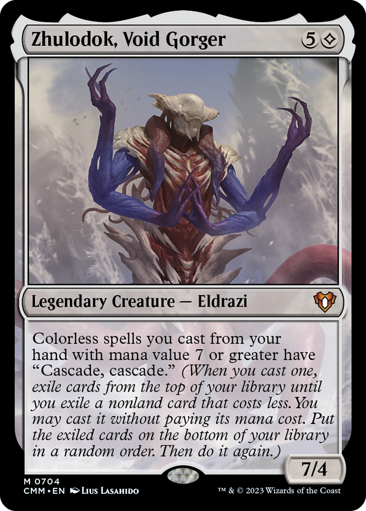 Zhulodok, Void Gorger (CMM-704) - Commander Masters Foil - Premium MTG Single from Wizards of the Coast - Just $7.76! Shop now at Game Crave Tournament Store
