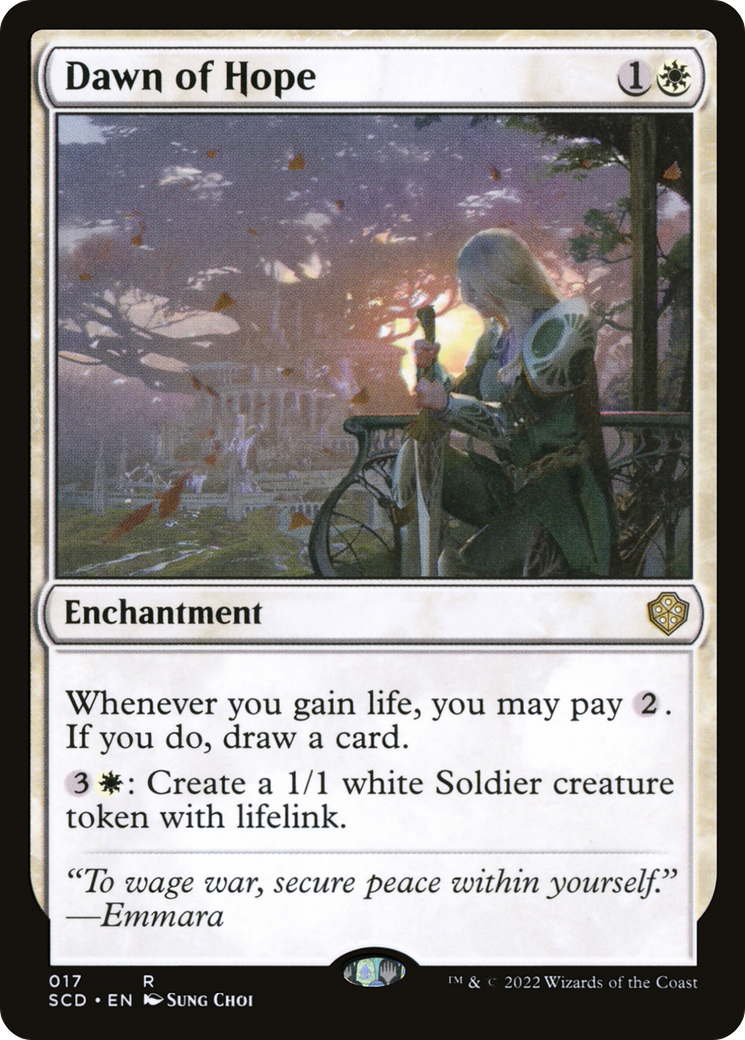 Dawn of Hope (SCD-017) - Starter Commander Decks - Premium MTG Single from Wizards of the Coast - Just $0.25! Shop now at Game Crave Tournament Store