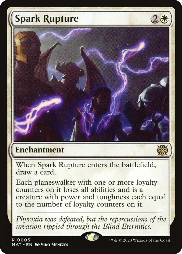 Spark Rupture (MAT-005) - March of the Machine: The Aftermath - Premium MTG Single from Wizards of the Coast - Just $0.08! Shop now at Game Crave Tournament Store