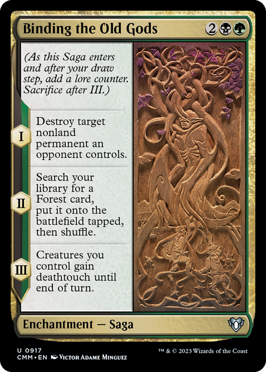 Binding the Old Gods (CMM-917) - Commander Masters - Premium MTG Single from Wizards of the Coast - Just $0.09! Shop now at Game Crave Tournament Store