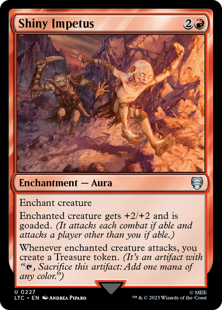 Shiny Impetus (LTC-227) - Tales of Middle-earth Commander - Premium MTG Single from Wizards of the Coast - Just $0.08! Shop now at Game Crave Tournament Store