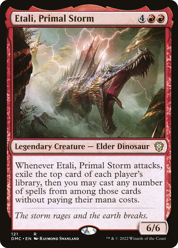 Etali, Primal Storm (DMC-121) - Dominaria United Commander - Premium MTG Single from Wizards of the Coast - Just $0.09! Shop now at Game Crave Tournament Store