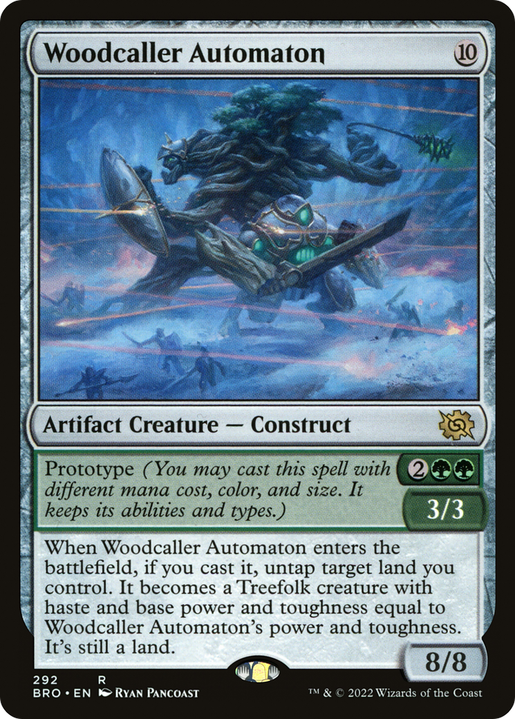 Woodcaller Automaton (BRO-292) - The Brothers' War - Premium MTG Single from Wizards of the Coast - Just $0.08! Shop now at Game Crave Tournament Store