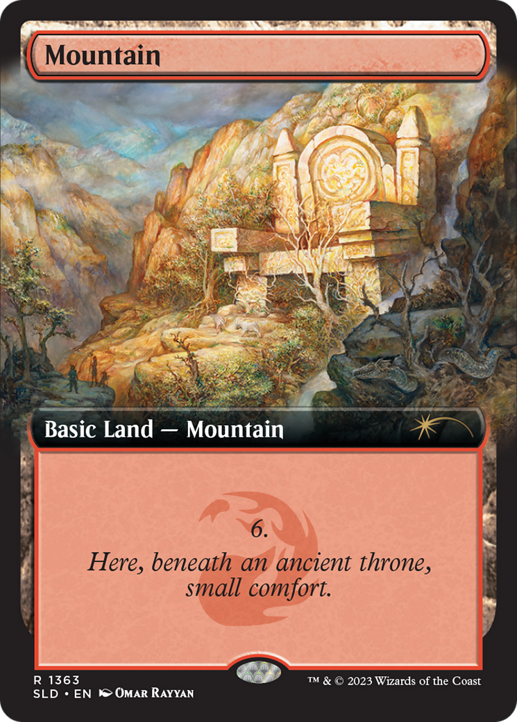 Mountain (SLD-1363) - Secret Lair Drop: (Extended Art) - Premium MTG Single from Wizards of the Coast - Just $0.68! Shop now at Game Crave Tournament Store