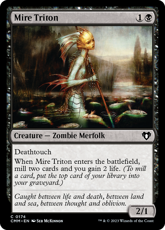 Mire Triton (CMM-174) - Commander Masters - Premium MTG Single from Wizards of the Coast - Just $0.08! Shop now at Game Crave Tournament Store