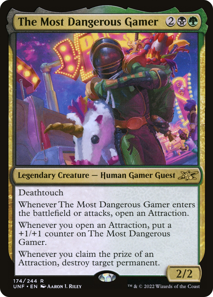 The Most Dangerous Gamer (UNF-174) - Unfinity - Premium MTG Single from Wizards of the Coast - Just $0.08! Shop now at Game Crave Tournament Store