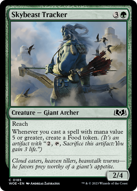 Skybeast Tracker (WOE-185) - Wilds of Eldraine - Premium MTG Single from Wizards of the Coast - Just $0.08! Shop now at Game Crave Tournament Store