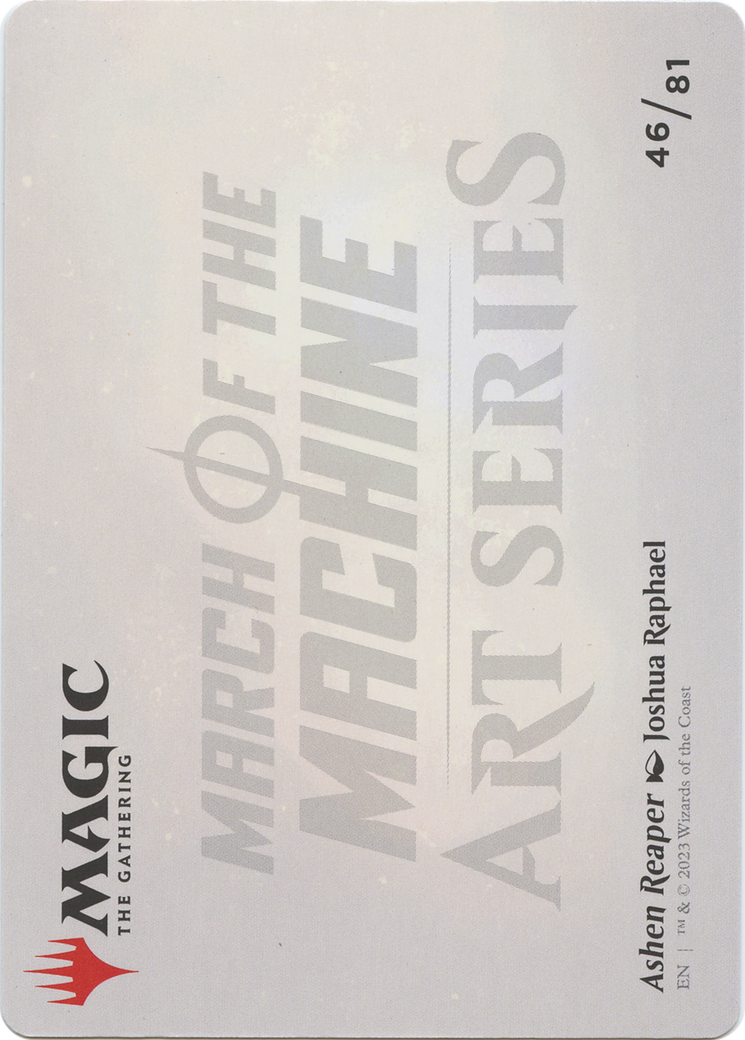 Ashen Reaper // Ashen Reaper (AMOM-046) - March of the Machine Art Series (Borderless) Foil - Premium MTG Single from Wizards of the Coast - Just $0! Shop now at Game Crave Tournament Store