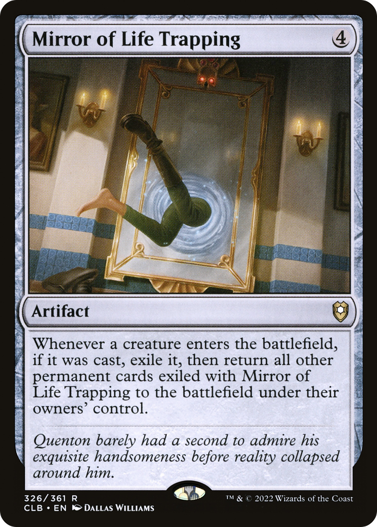 Mirror of Life Trapping (CLB-326) - Commander Legends: Battle for Baldur's Gate Foil - Premium MTG Single from Wizards of the Coast - Just $0.08! Shop now at Game Crave Tournament Store