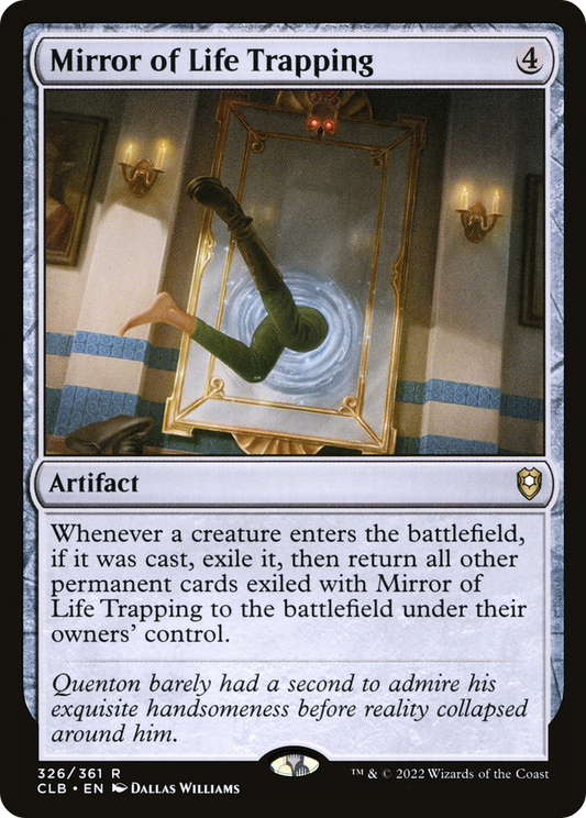 Mirror of Life Trapping (CLB-326) - Commander Legends: Battle for Baldur's Gate Foil - Premium MTG Single from Wizards of the Coast - Just $0.08! Shop now at Game Crave Tournament Store