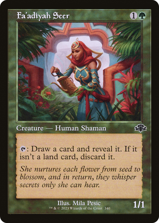 Fa'adiyah Seer (DMR-340) - Dominaria Remastered - Premium MTG Single from Wizards of the Coast - Just $0.08! Shop now at Game Crave Tournament Store
