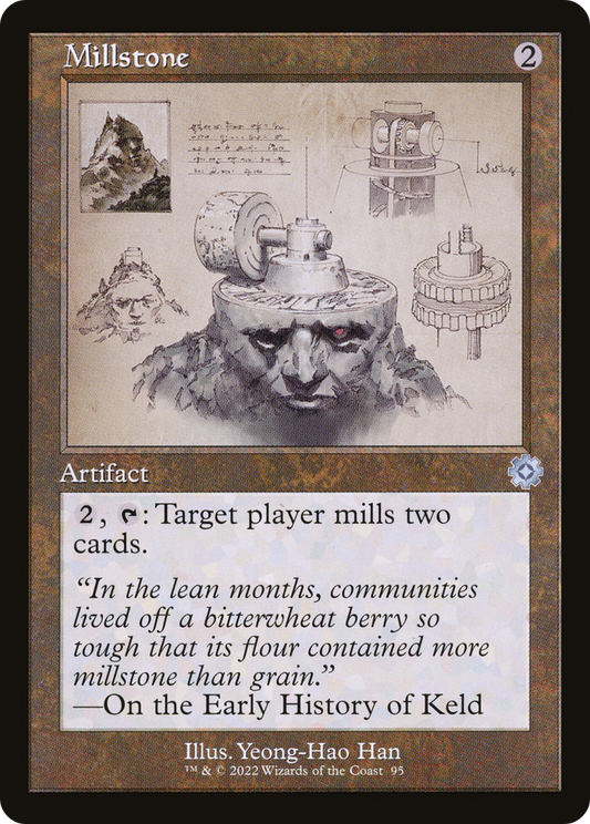 Millstone (BRR-095) - The Brothers' War Retro Artifacts Foil - Premium MTG Single from Wizards of the Coast - Just $0.25! Shop now at Game Crave Tournament Store