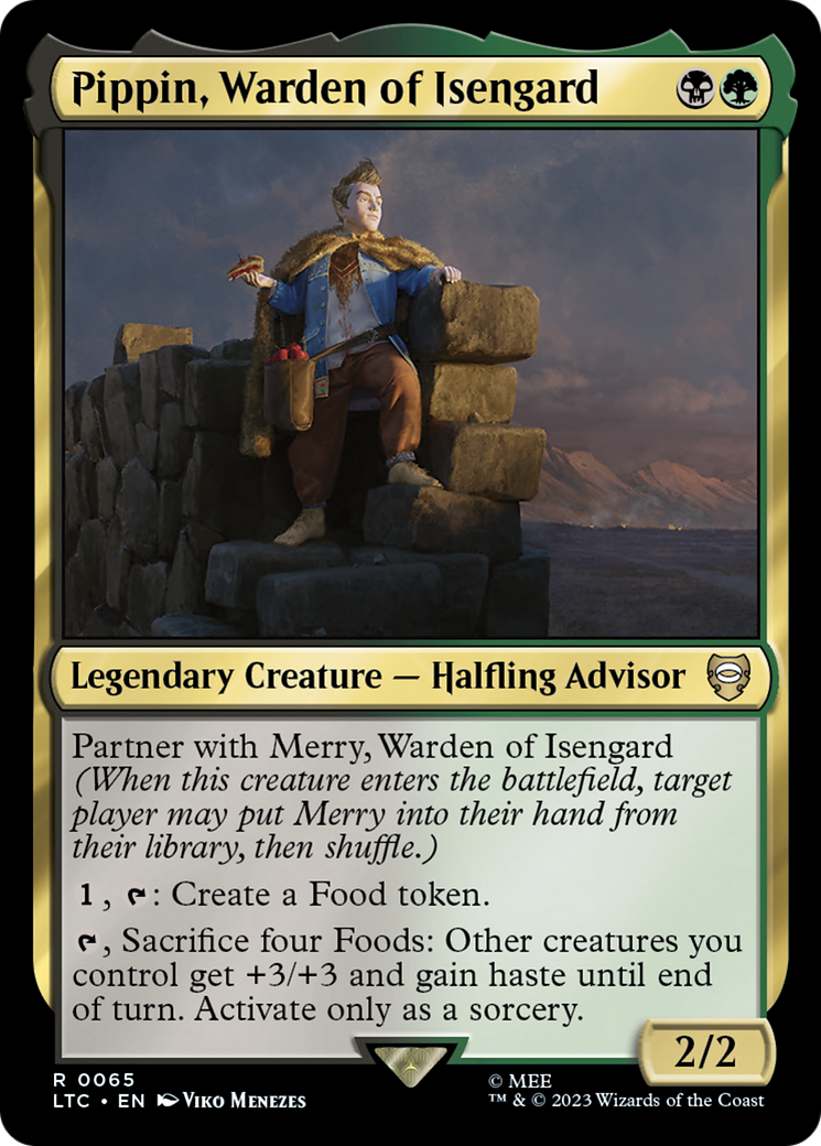 Pippin, Warden of Isengard (LTC-065) - Tales of Middle-earth Commander - Premium MTG Single from Wizards of the Coast - Just $0.09! Shop now at Game Crave Tournament Store